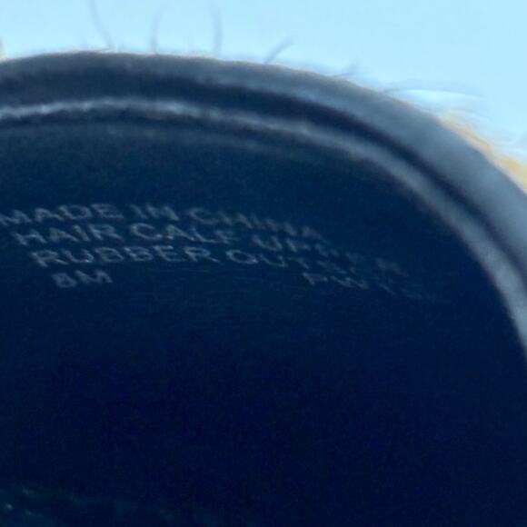 Michael Michael Kors Calf Hair Leopard Print Chunky Heel Pumps Heels Size 8 - Picture 11 of 11